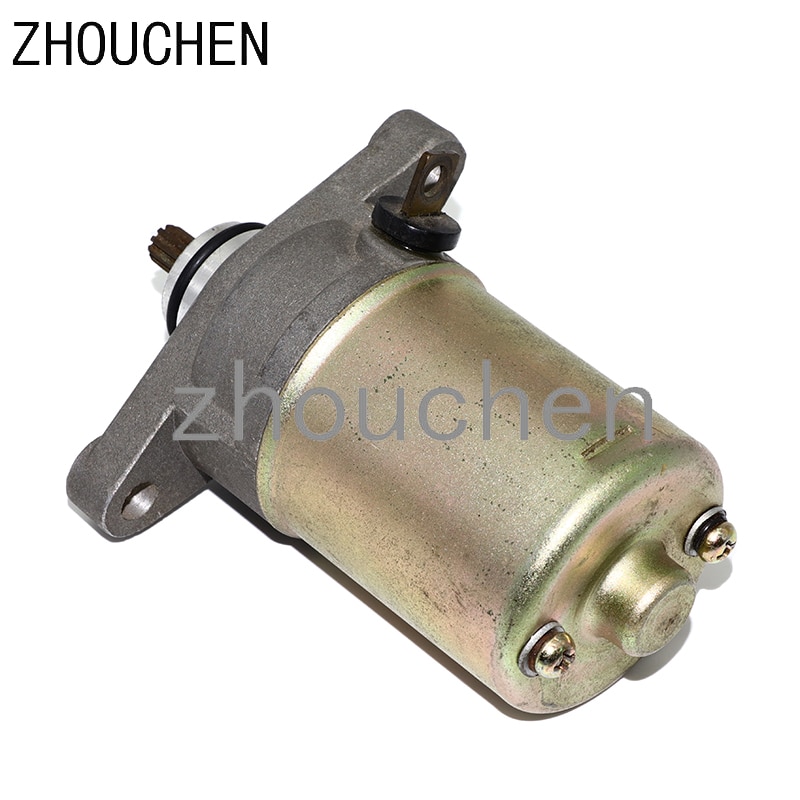 Scooter Alloy 9 Teeth Motorcycle Starter High Performance Electric Fit For LINGBEN 100cc Engine Moped CQ-164
