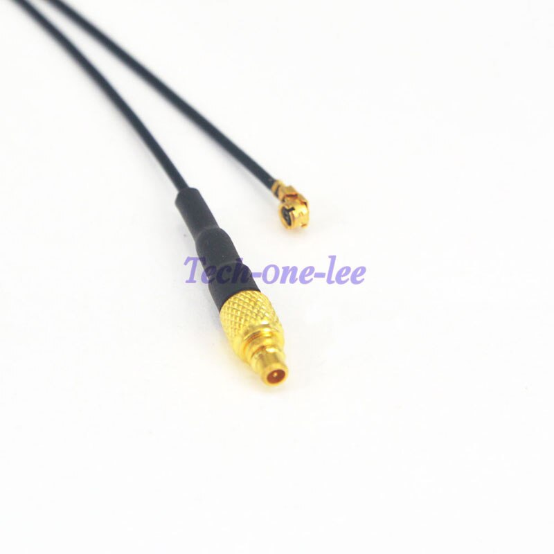 2 peças/lote RP-SMA RP SMA fêmea de Tipo Y Dupla MMCX Macho 1.13 Conector do Adaptador de Cabo + 1.13 IPX ipx Pigtail cabo