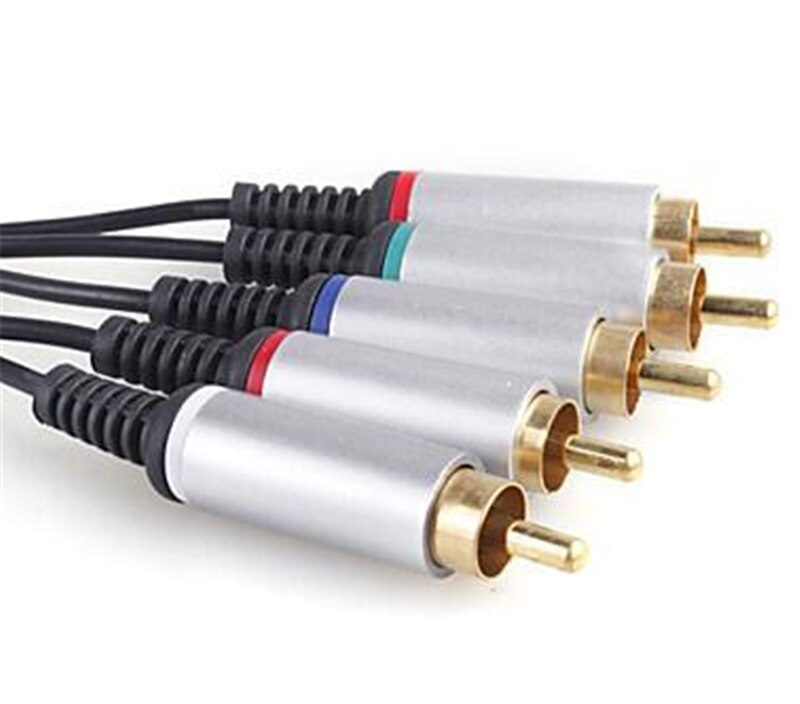 For PSP 3000 2000 TV Out cable 1.8M Five connectors AV cable support playing games watch video movies