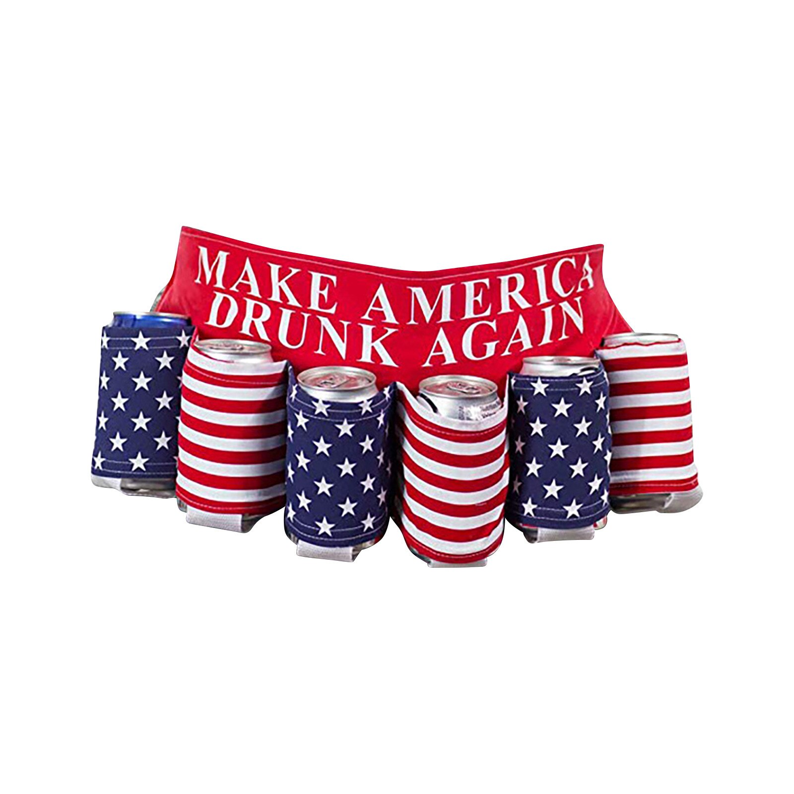 Independence Day Themed Drink Holder Beer Belt Picnic Party Belt: D