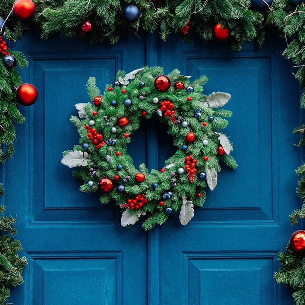 Circle Ring Garland Hoop Wire Form Artificial Flowers Iron DIY Hanging Party Ins Wind Metal Frame Decorative Wreath Loop