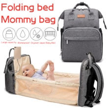 Baby seng krybbe ble taske rygsæk til mor vandtæt multifunktionel bærbar ble taske baby rejse rygsæk baby seng