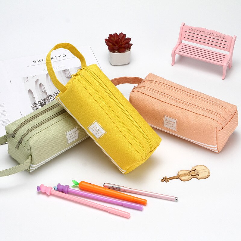Large Capacity Pencil Case School Students Stationery Pen Storage Bag Supplies Pen Box Pencil Cases Office Stationary Supplies
