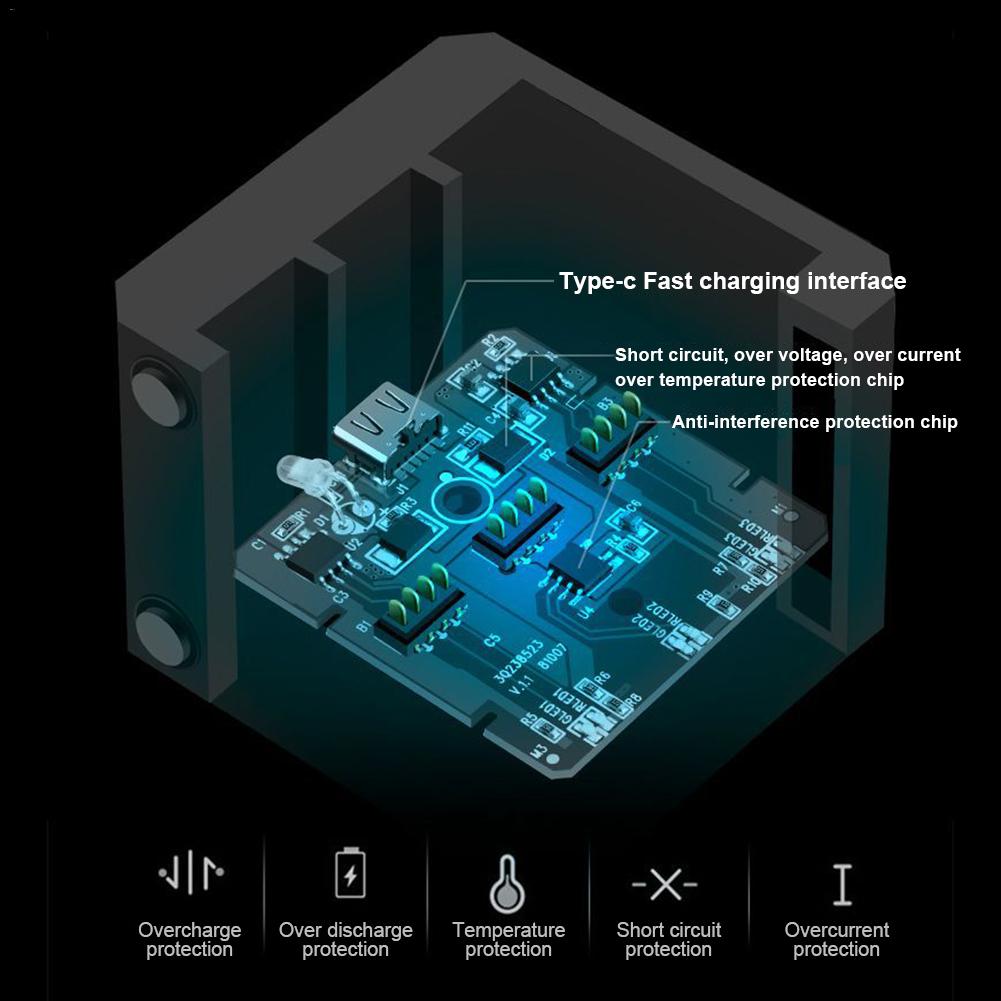 Batterij Qc Snelle Opladen Geheugenkaart Lezen En Schrijven Opladen Doos Voor Dji Osmo Action Sport Camera Lithium Batterij