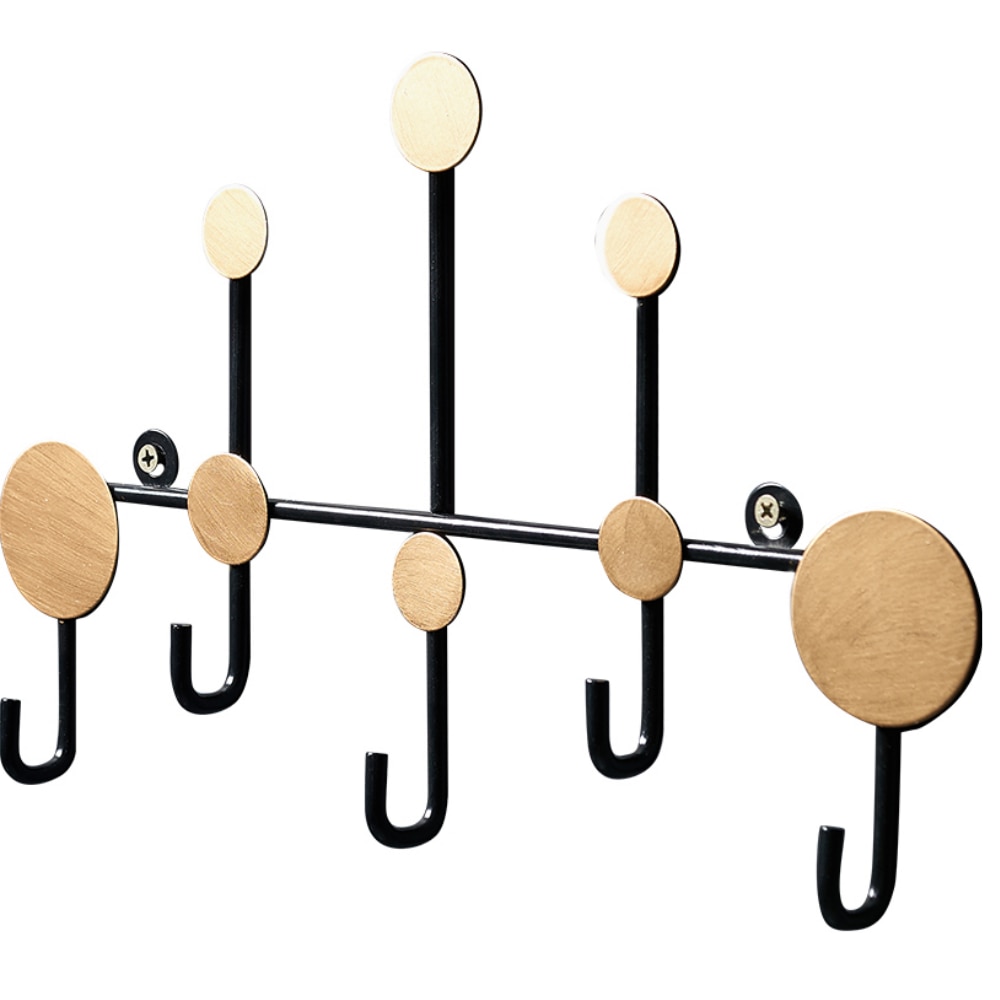 Porte cintre porche clé vêtements chapeau porte crochet mur est reçu coatrack décoration de la maison crochet vêtements crochet cinq crochet quatre crochet