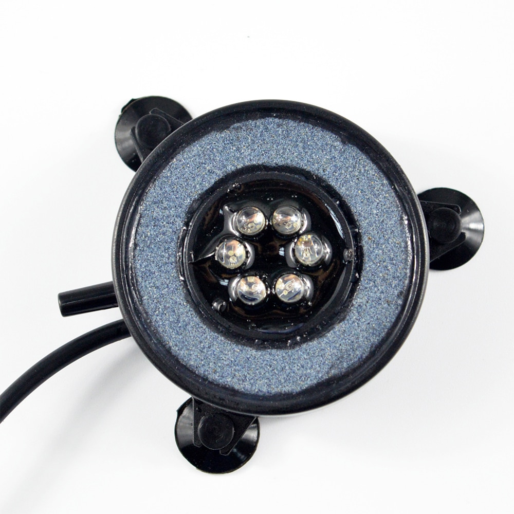 LED Air Bubble Light Underwater Submersible Fish Tank Light Color Changing Aquarium Air Bubble Lamp Aeration tools