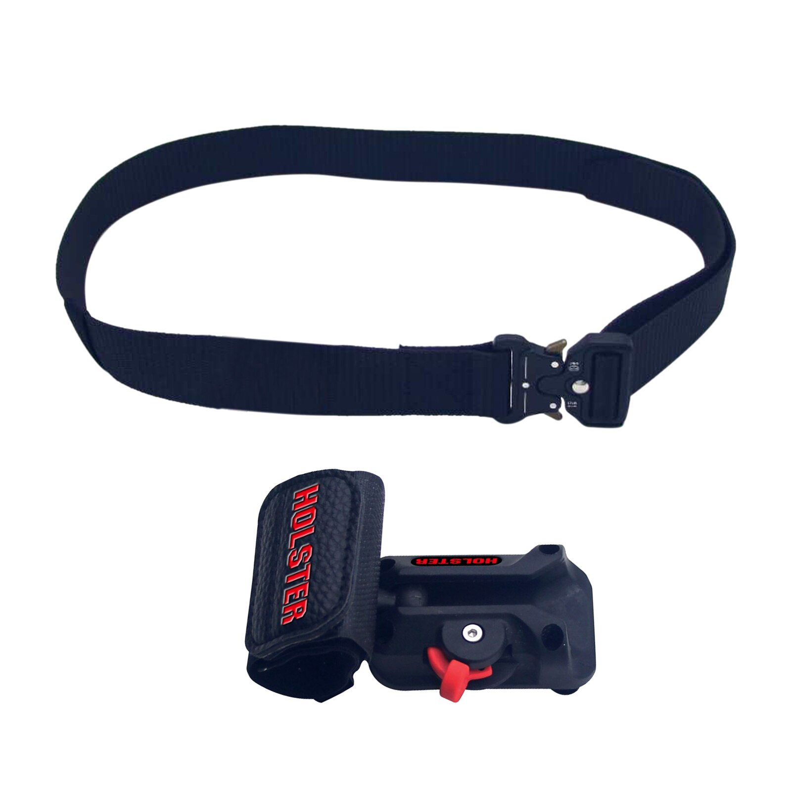 Durable Movable Waist Hanging Practical Nylon Strap Daily Self Lock Organizer Secure Heavy Duty Tool Holster Set Storage Buckle: B