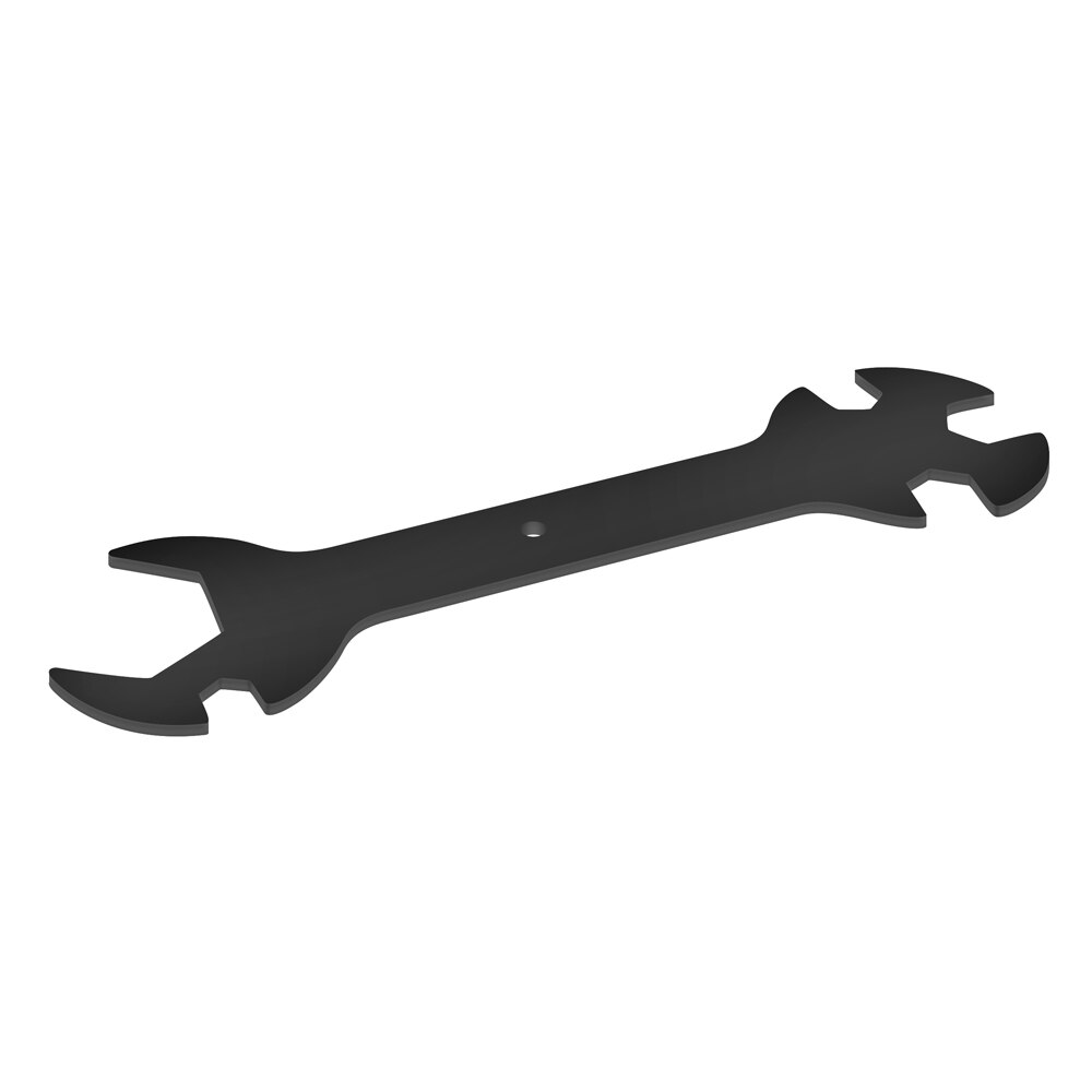 Düsenschlüssel 5 in 1 Schraubenschlüssel Bleiben 6 mm bis 20 mm Stahlschraubenschlüssel flach für E3D MK8 MK10 Düsenwerkzeug 3D-Druckerteile