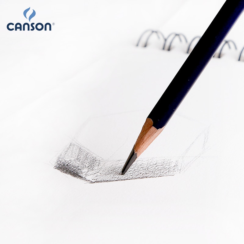 Canson 1557 skitse tegneblok malepapir bog 16k 8k håndmalet graffiti bullet journal 40 ark 180g