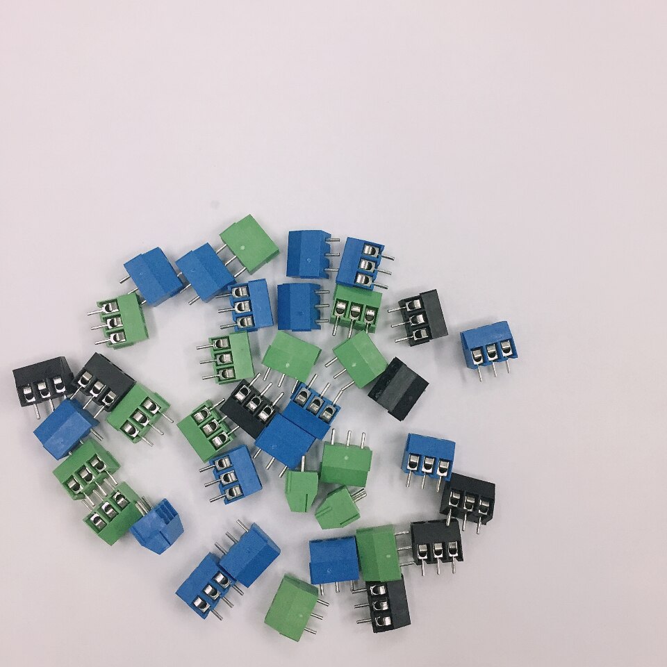 5pcs KF350-3.5-2P Terminal Screw Connector Splice connector for circuit board Terminal 300V 10A Screw 2,3Pin 3.5mm KF350-3.5-3P