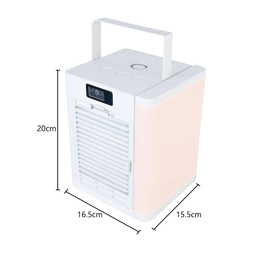 Portable Mini Air Conditioner Fan Personal Space Air Cooler Multi-function USB Air Conditioning Fan Removable Fan for Home #Z