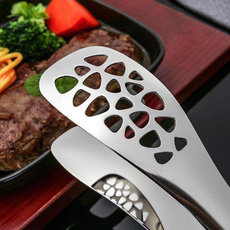 Rvs Eten Tang Hotel Huis Keuken Multifunctionele Anti-Brandwonden Brood Tang Steak Tang Buffet Tang