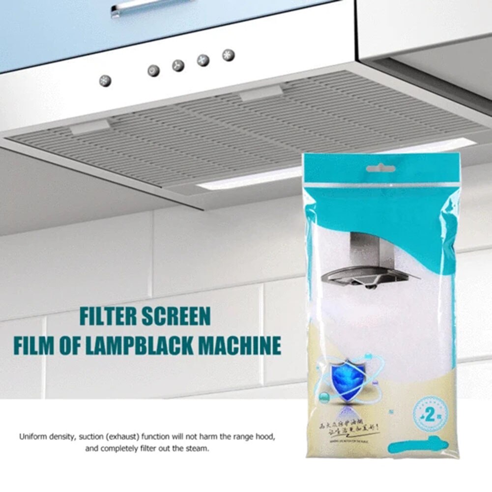 1/2 Pack Range Hood Protector Non-Woven Fabric Filter Effectively Absorb Fumes Oil Kitchen Supplies Best Price
