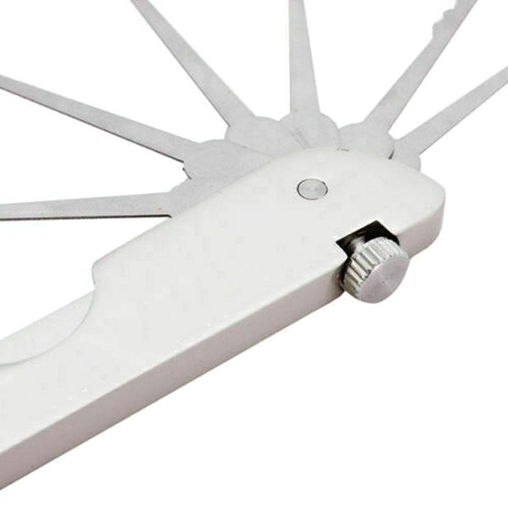 6-in-1 Foldable Door Lock Opener Set Unlocking Tool + L Tension Wrench U9U8