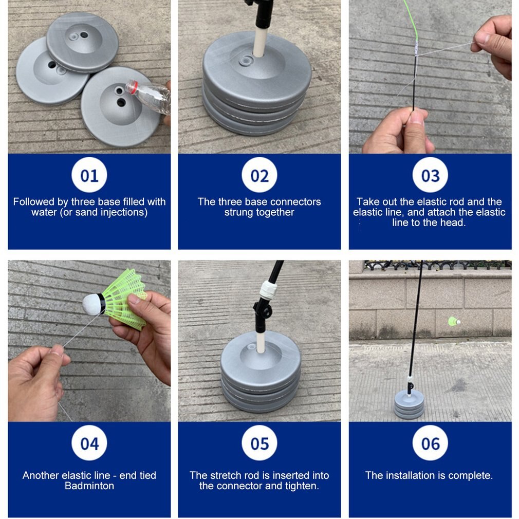 Dispositivo di Addestramento unico Volano Volano Portatile Rimbalzo Ginnico badminton giocatore Veloce Rimbalzo Pratica Accessori