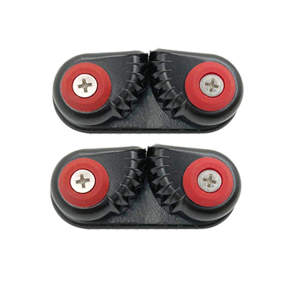 Nylon Boat Fast Entry Cam Cleat With Leading Rings Ball Bearings Rope Clamp Pilates Equipment Boat Cleats Kayak Marine Accessary