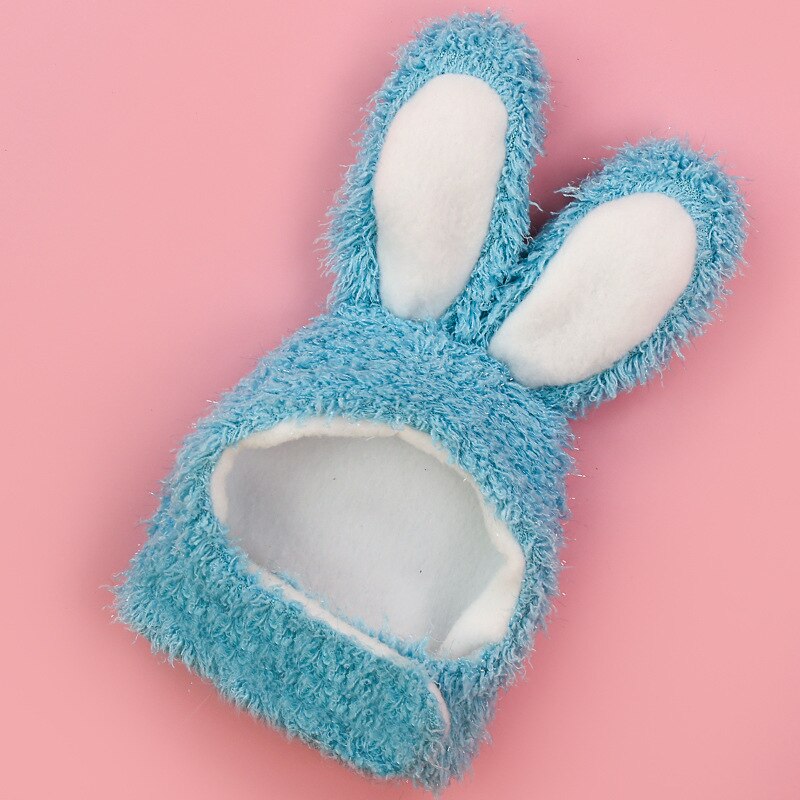 Funny Pet Dog Cat Hat Bandana Cute Rabbit Hat For Dogs Cats NewYear Party Christmas Cosplay Pet Accessories Props Headwear: Blue