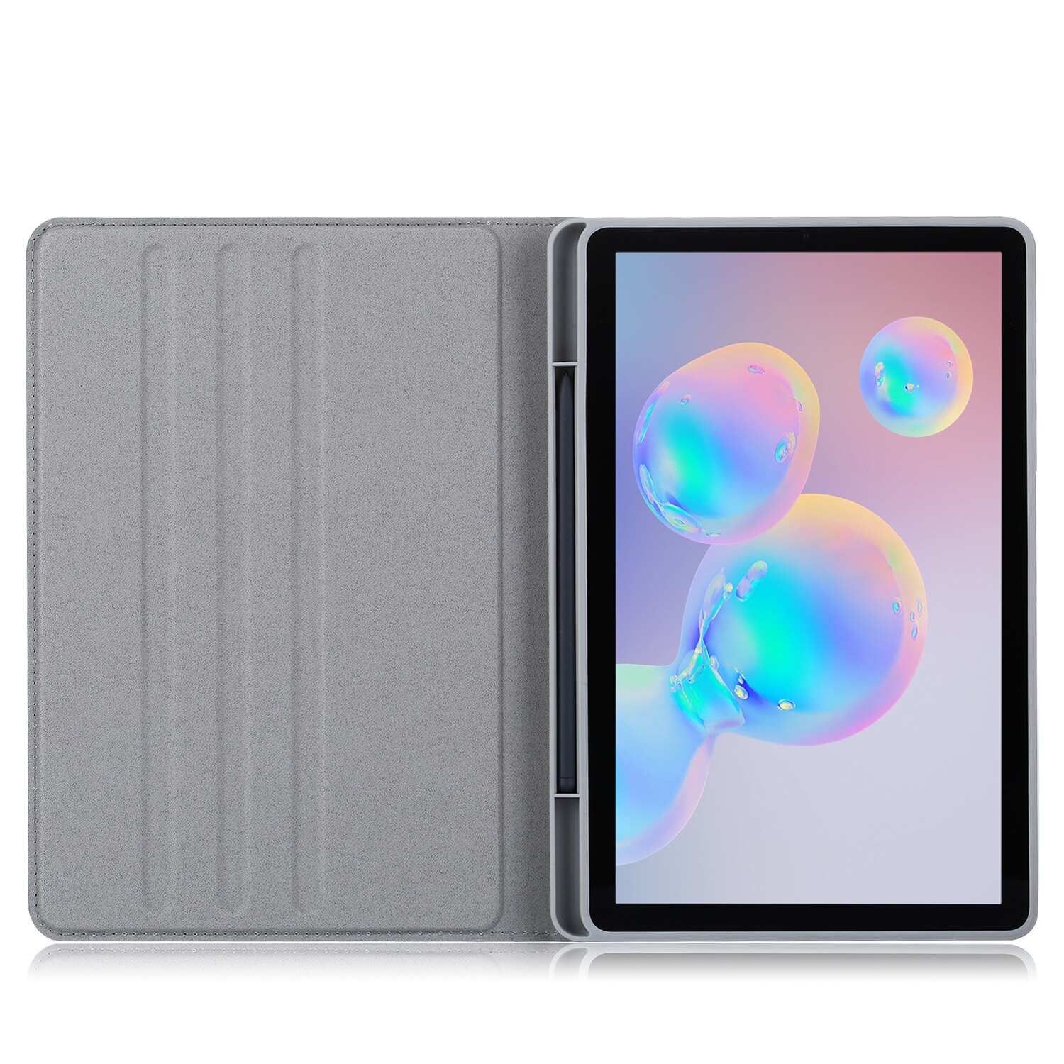 For Samsung Galaxy Tab S6 Lite 10.4'' Tablet Case with Pencil Holder and Pocket Smart Sleep Stand for Galaxy SM-P610/P615