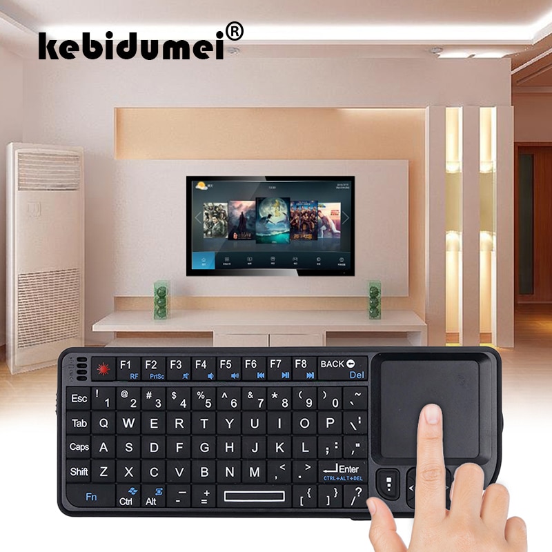 Kebidumei 2.4G Rf Wireless Keyboard 3 In 1 Toetsenbord Met Touchpad Muis Voor Pc Notebook Smart tv Box