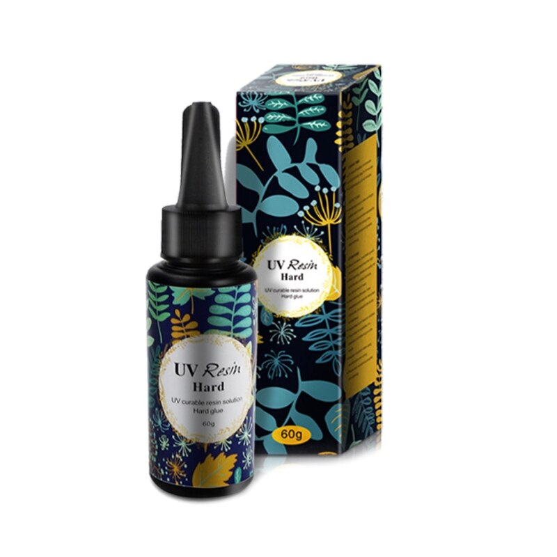 Hard Type UV Resin Ultraviolet Curing Resin Sunlight Activated Resin Art Crafts D08F: Plum