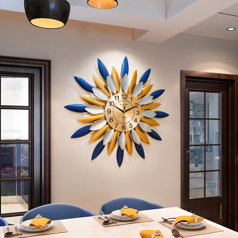 Creatieve Luxe 3D Wandklok Voor Woonkamer Muur Horloge Home Decor Digitale Klok Muur Modern Slaapkamer Stille Muur klokken