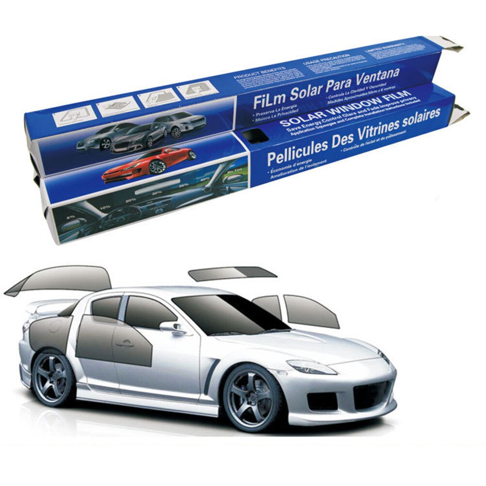 Film Thermal Heat Insulation Light Transmittance Glass Explosion-proof Black Glass Film Window Film for Protecting Car Window