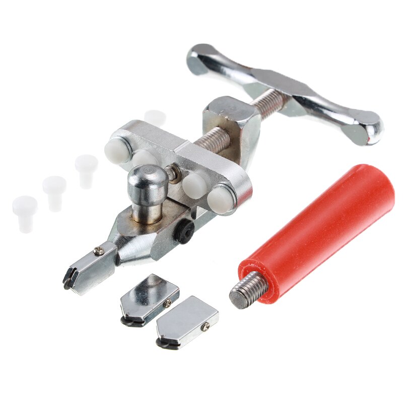 2-In-1 Glass Cutter Tile High-Strength Easy Glide Thick Glass Cutter Cutting Tool With Handle Home Floor Decoration