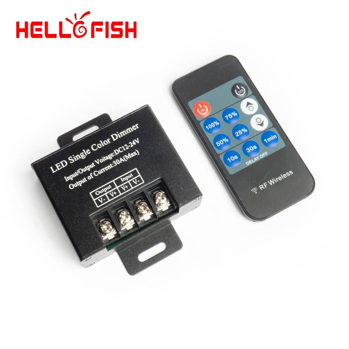 Led Strip Licht Controller Rgb Enkele Kleur Led Dc 5V 12V 24V 30Ape High Power Modulator