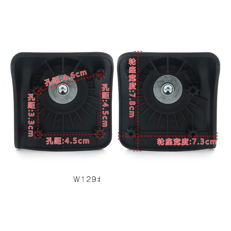 GUGULUZA Replacement Luggage Wheels,Wheels for Suitcases,Repair Parts Spinner Wheels W129