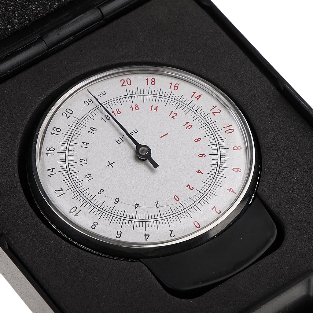 Eye Glasses Lens Clock Base Curve Optician Lens Eyeglass Measure Curvature Measure Gauge + Box