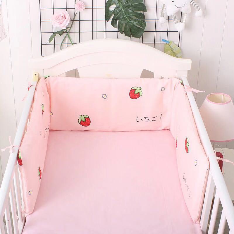 Del bambino Del cotone Letto pad Paraurti Babyy Arredamento Della telecamera 180 centimetri bambino Imbottiture e Paraurti per Culle impostato Nusury Cuscino di Protezione per del bambino