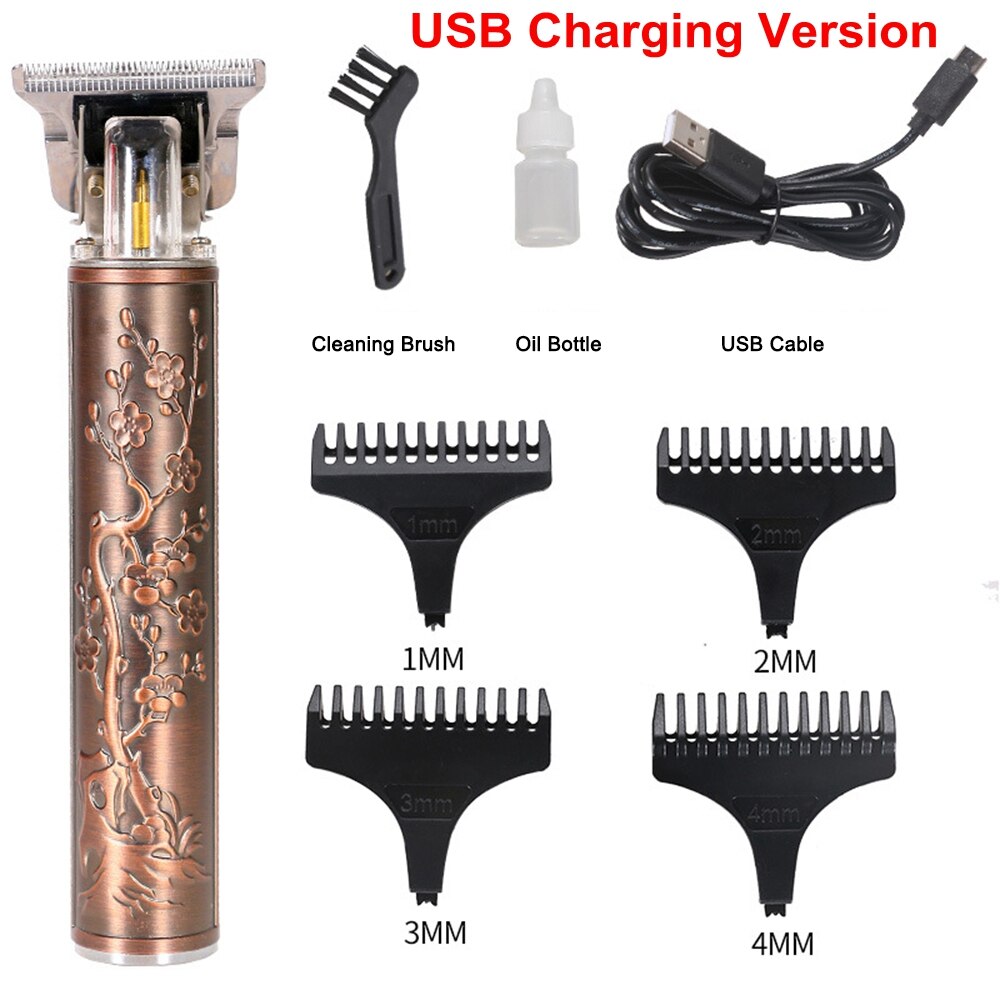 Close-Snijden Digitale Kapper Elektrische Tondeuse Professionele Kapper Mannen Tondeuse 0Mm T-Blade Baard tondeuse: Type 13