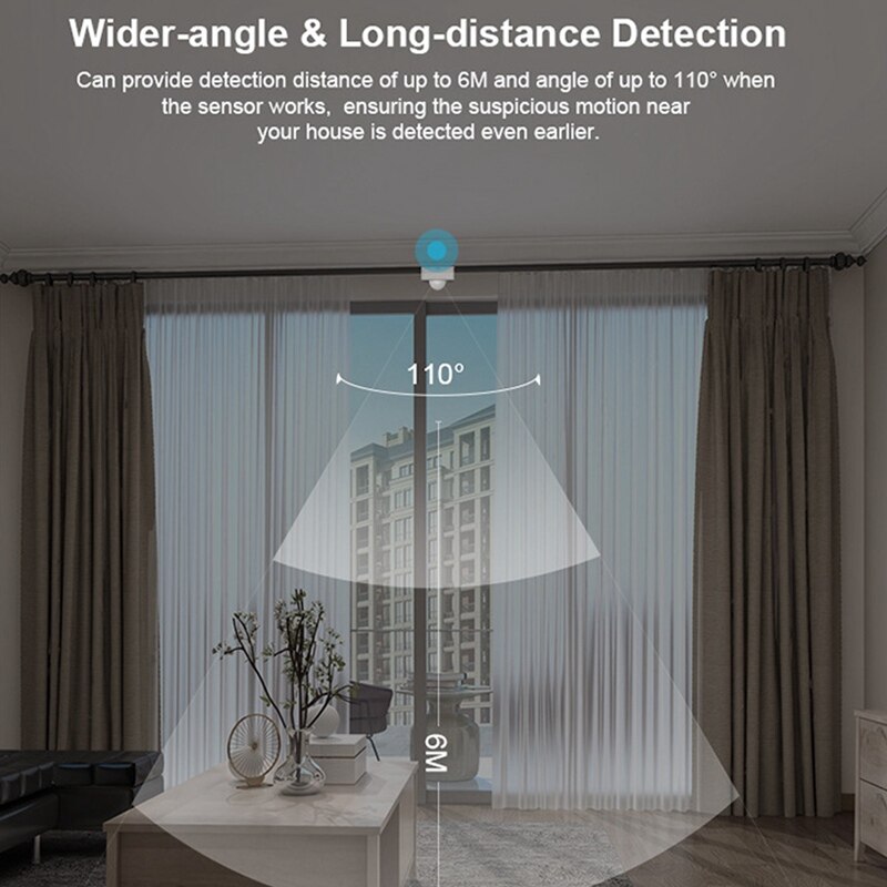 SONOFF SNZB-03 - ZigBee Motion Sensor Smart Device Work with ZigBee Bridge Detect Motion Trigger Alarm Home Remotel Monitor