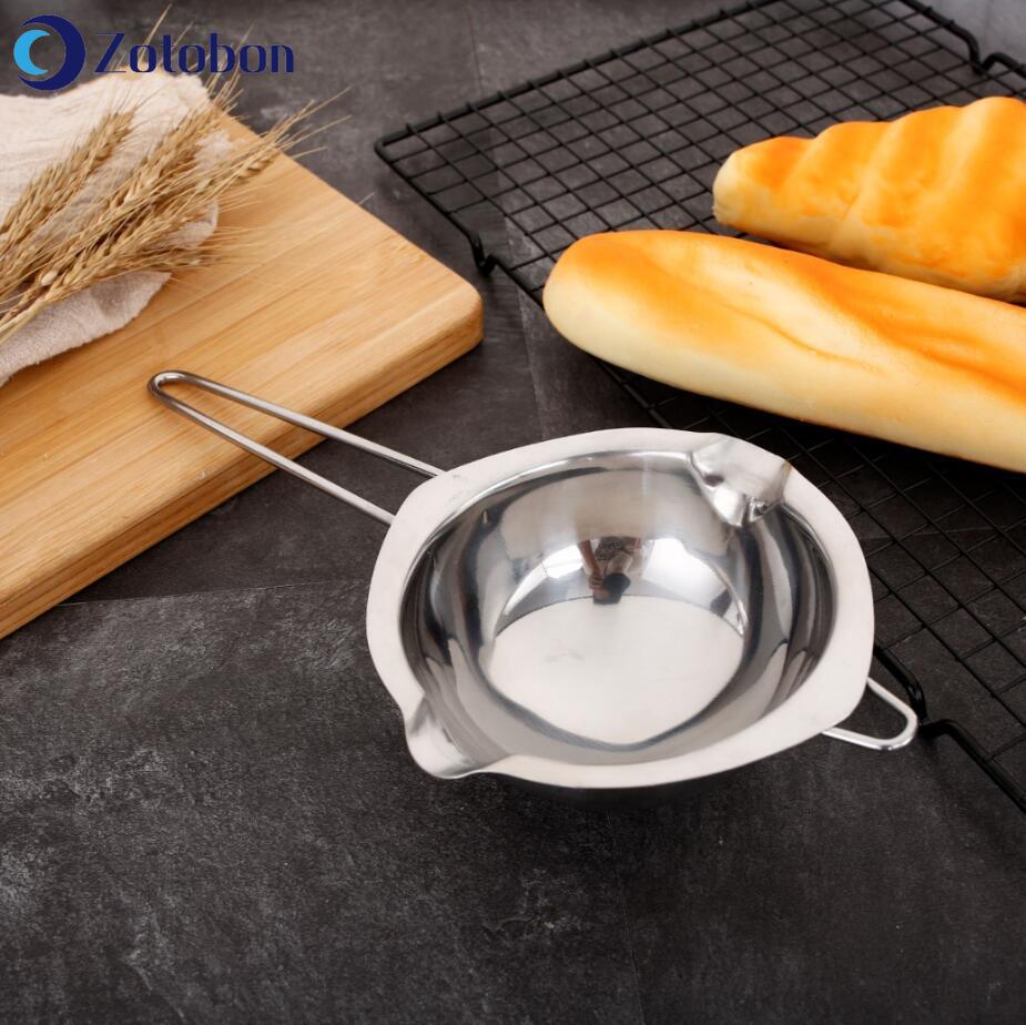 Zotobon non-stick panna mjölkgryta smör choklad smält värmegryta varmare panna liten kastrull ostgryta med hällpipar  h77