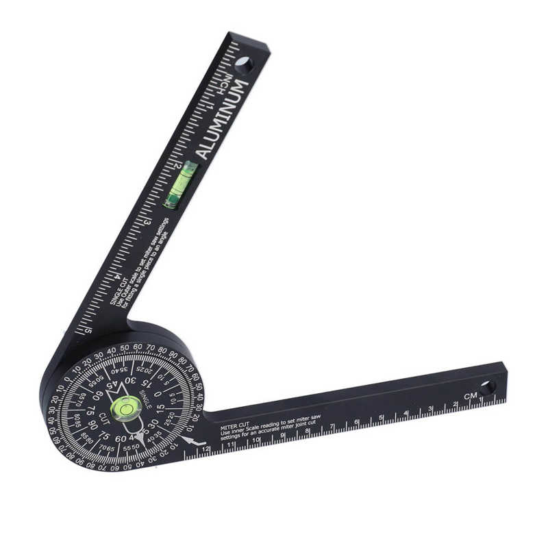 Angle Finder Clear Scale Miter Saw Protractor Accurate for Positioning