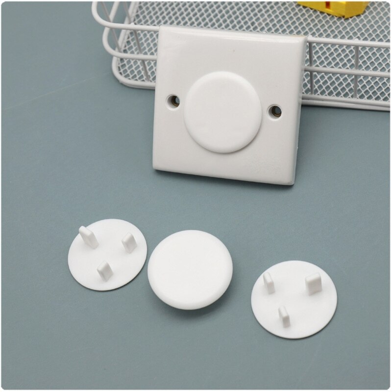 20pcs Baby Safety Child Electric Socket Outlet Plug Protection Security UK Standard Safe Lock Cover Kids Sockets Cover