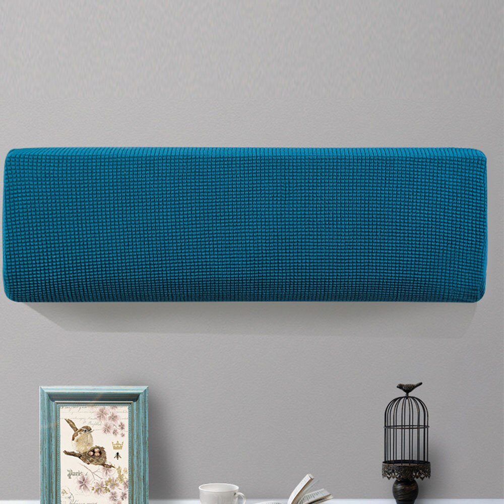 Housse de protection Anti-poussière pour climatiseur, en polaire, élastique, pour montage mural, facile à nettoyer, décoration de la maison: 06 / 80-86cm