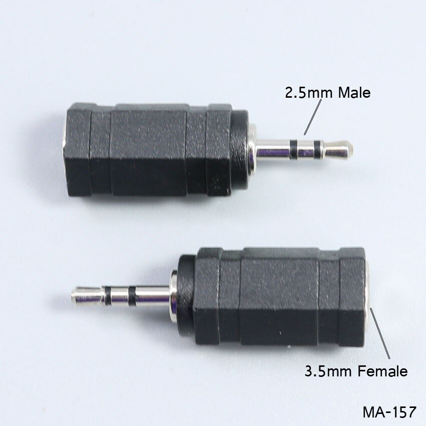 Adaptateur Jack stéréo 2.5mm mâle à 3.5mm femelle, 3.5 à 2.5, Audio pc, casque d&#39;écoute, convertisseur d&#39;écouteurs, prise de câble: MA-157