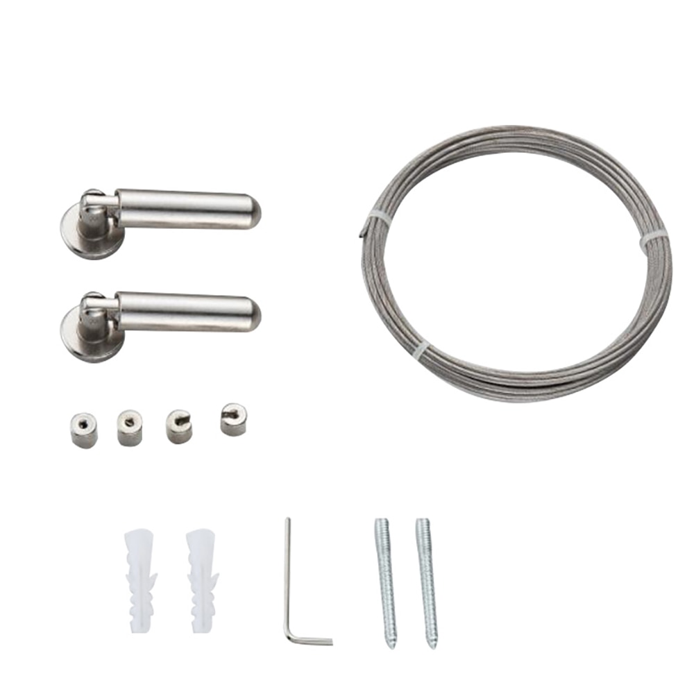 Curtain Hanging Line Stainless Steel Wire Rope Home Curtain Accessories Clothes Line Stainless Steel Wire Rope