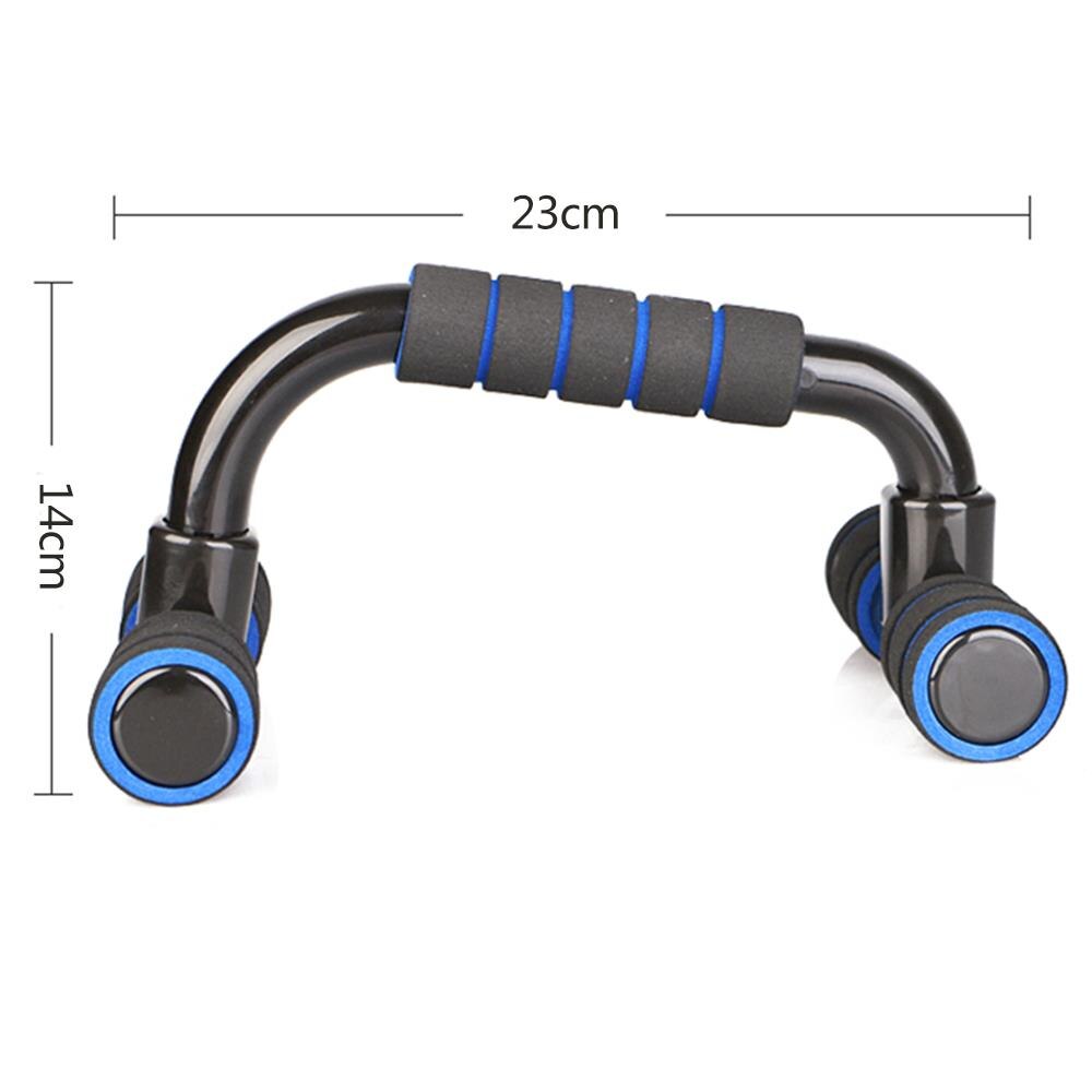 2 stk push up stand bar fitness stande i-type håndtag svampe grip bars gym muskel træning pushup bryst træner bodybuilding