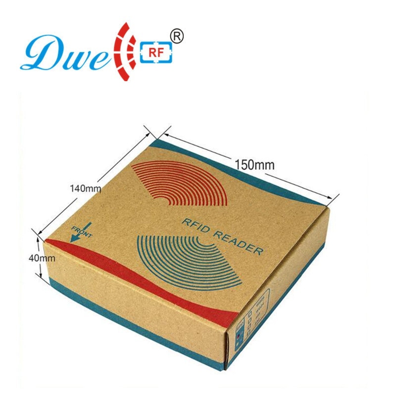 DWE CC RF Long range RFID card reader 13.56MHZ/125KHZ wiegand34 proximity card access control reader