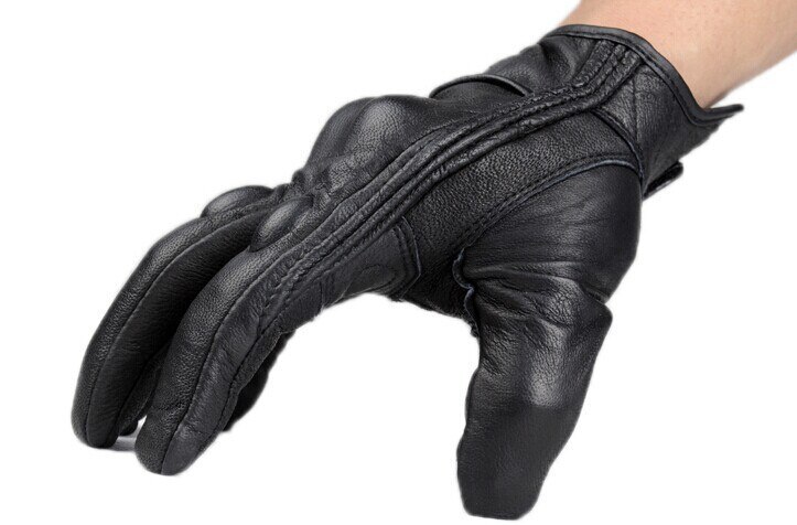 Män retro motorcykelhandskar andas perforerat läder motor motocross motorcykel handskar luva motoqueiro guantes moto