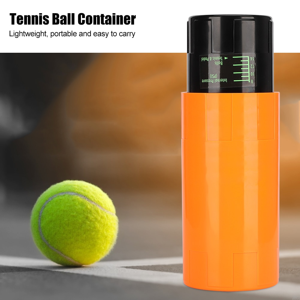 Tennis Ball Container Tennis Ball Box Pressure Maintaining Repairing Storage Can Container Sports Restore tennis shape