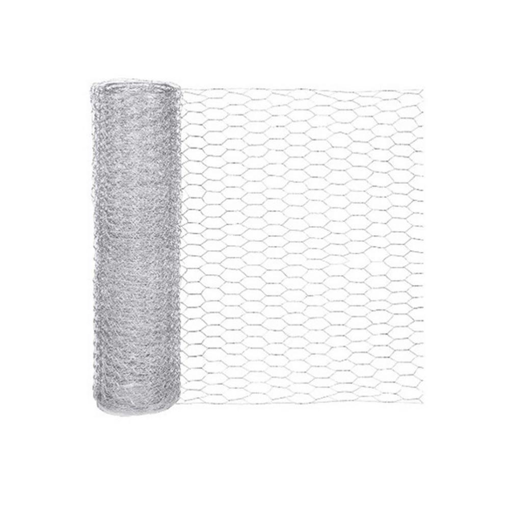 Zeshoekige Mesh Kip Draad Netto Crafting Wire Mesh Netting Met Kniptang Voor Outdoor Tuin Planten Yard Home Decoratie: 1 roll 0.4m x 5m