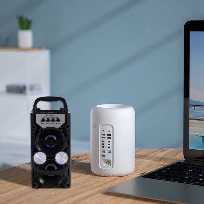 Drahtlose Tragbare Ms-209Bt Bluetooth Lautsprecher FM Radio Outdoor Lautsprecher o High Power Musik Lautsprecher