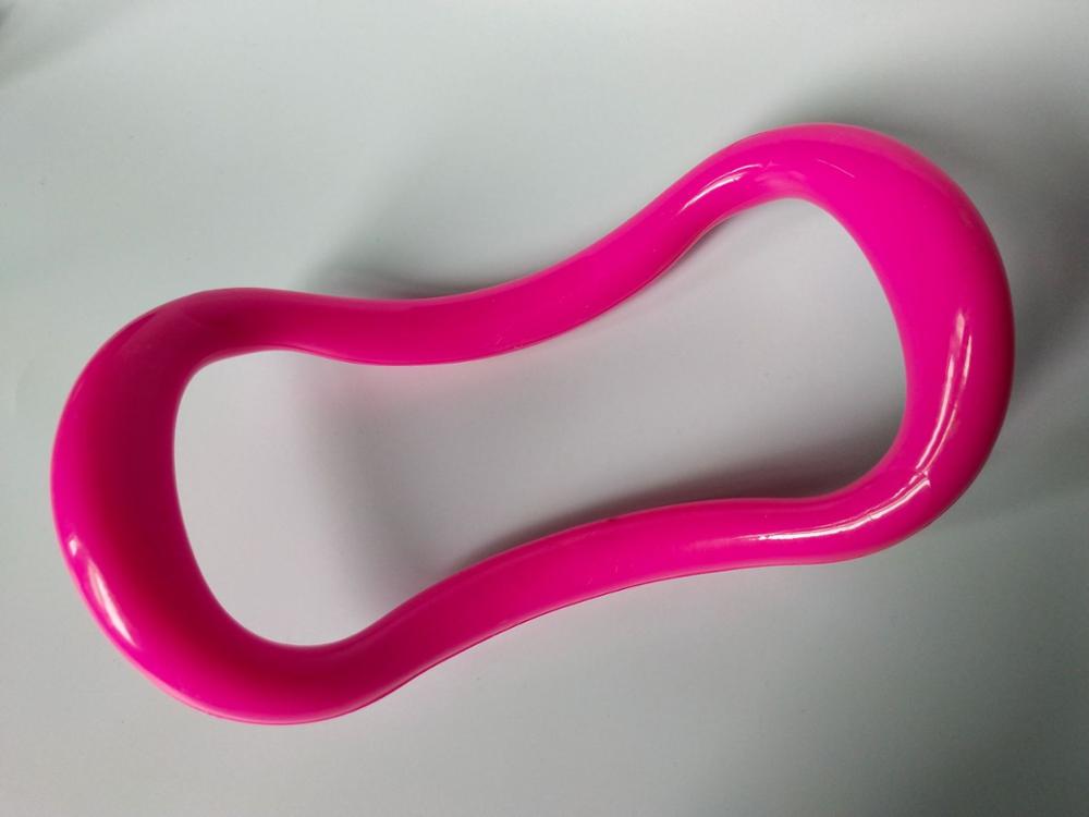 ¡Producto en oferta! Circulo de yoga, Pilates, Círculo de estiramiento, Hogar para mujer, estiramiento de espalda, columna cervical, Circulo de yoga, masaje, piernas, ejercicio a: Rose red