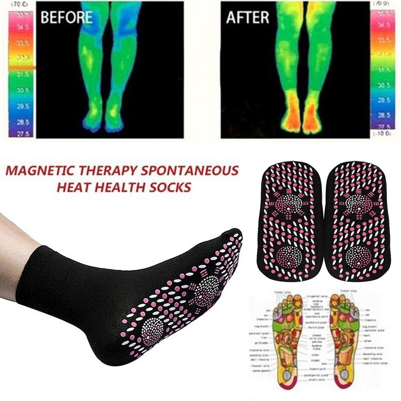 Selbst heizung Magnetic Socken für Frauen Männer Selbst Erhitzt Socken Magnetische Komfortable Winter Warme Massage Socken