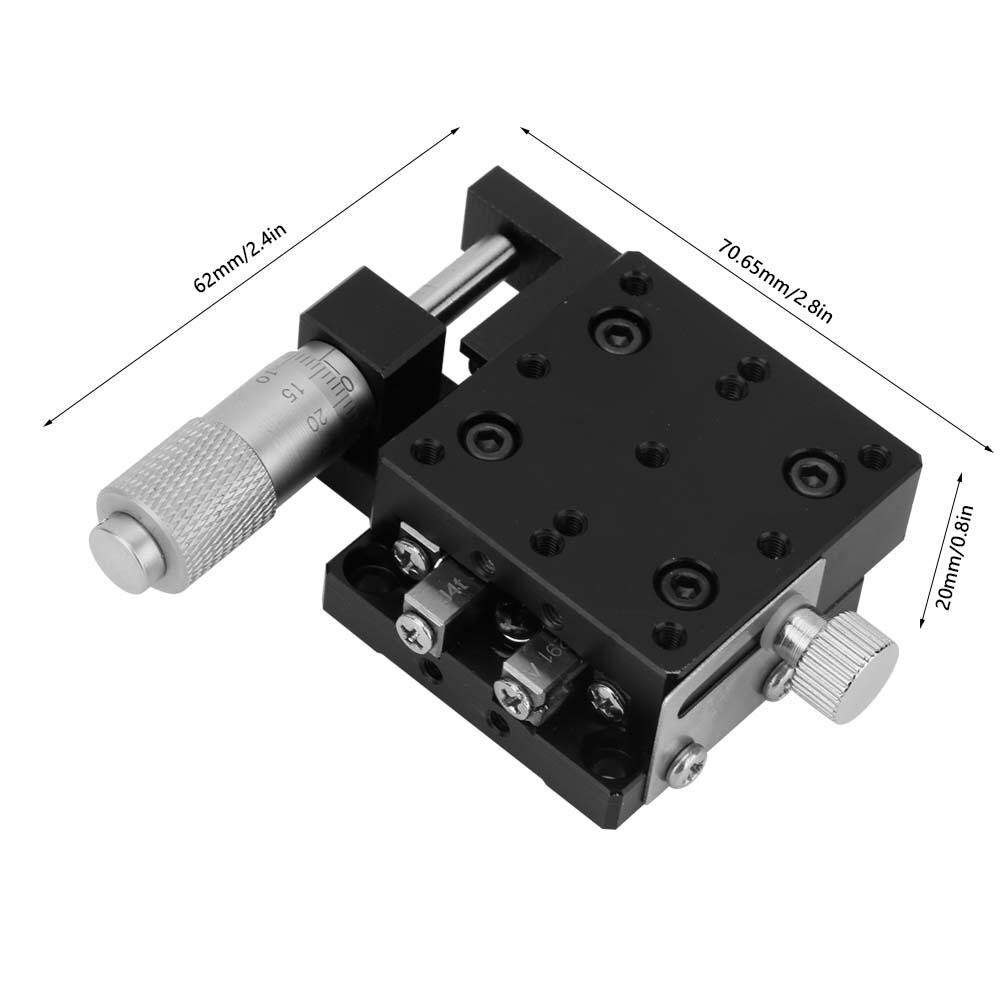 SEMX40-AS X Linear Sliding Track Micrometer Manual Fine-tuning Roller Precision Linear Stages 40*40mm Linear Slide