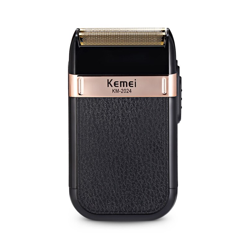 Kemei KM-2024/KM-1102 Shaver Rechargeable Wireless Electric Shaver Floating Double Heads Men's Trimmer Men's Beauty Device 32D: no box-2024