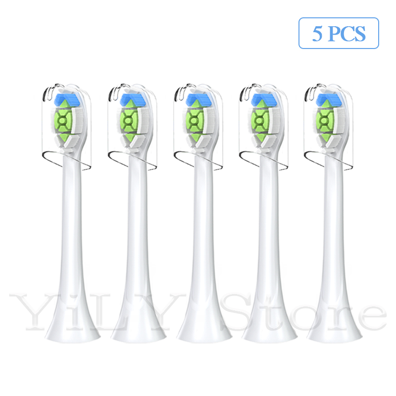 Replacement Toothbrush Heads For Ph Electric Toothbrush HX6250/HX6930/HX6730/HX6530/HX9023/HX9342/HX9140/HX9150 Bush Heads: WHITE